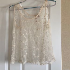 Lace tank